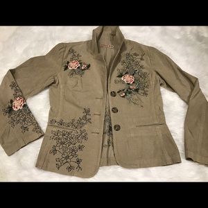 Johnny Was Corduroy Jacket